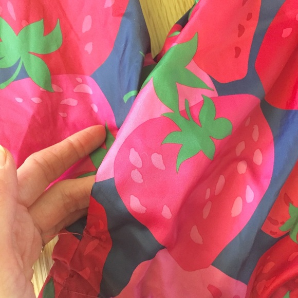 Berry Beautiful StrawberryCrazy 8 Raincoat🍓💙💗 - Picture 2 of 6